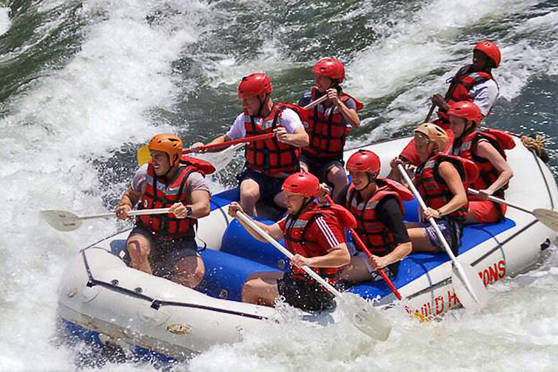 white water rafting