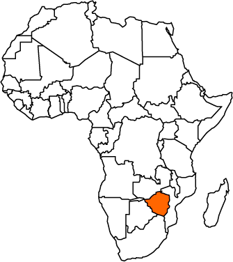 zimbabwe map