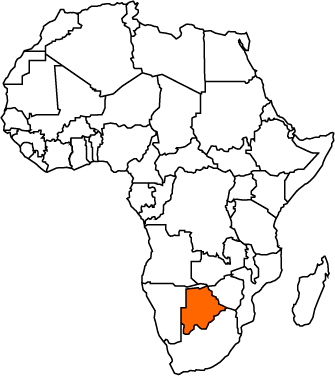 botswana map