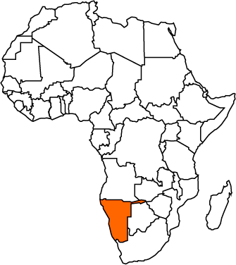 namibia map
