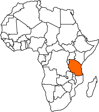 tanzania map