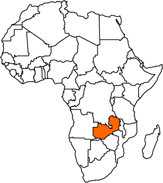 zambia map